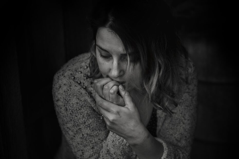 Greyscale Photography of Woman Wearing Long-sleeved Top